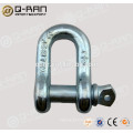 D grilhão/Heavy Duty D Shackle para levantamento